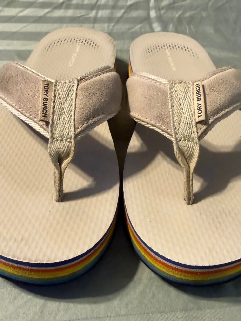 Tory Burch platform flip flops
